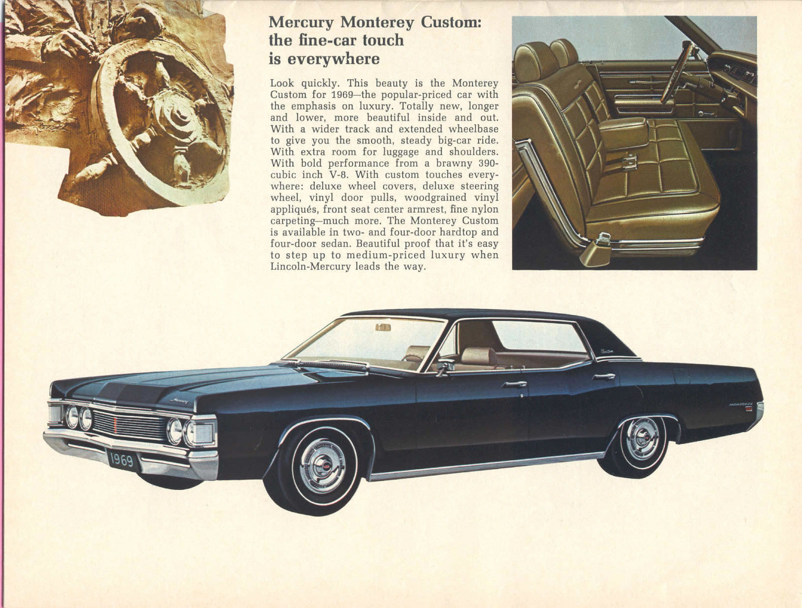 1969 Mercury Full Line Brochure Page 3